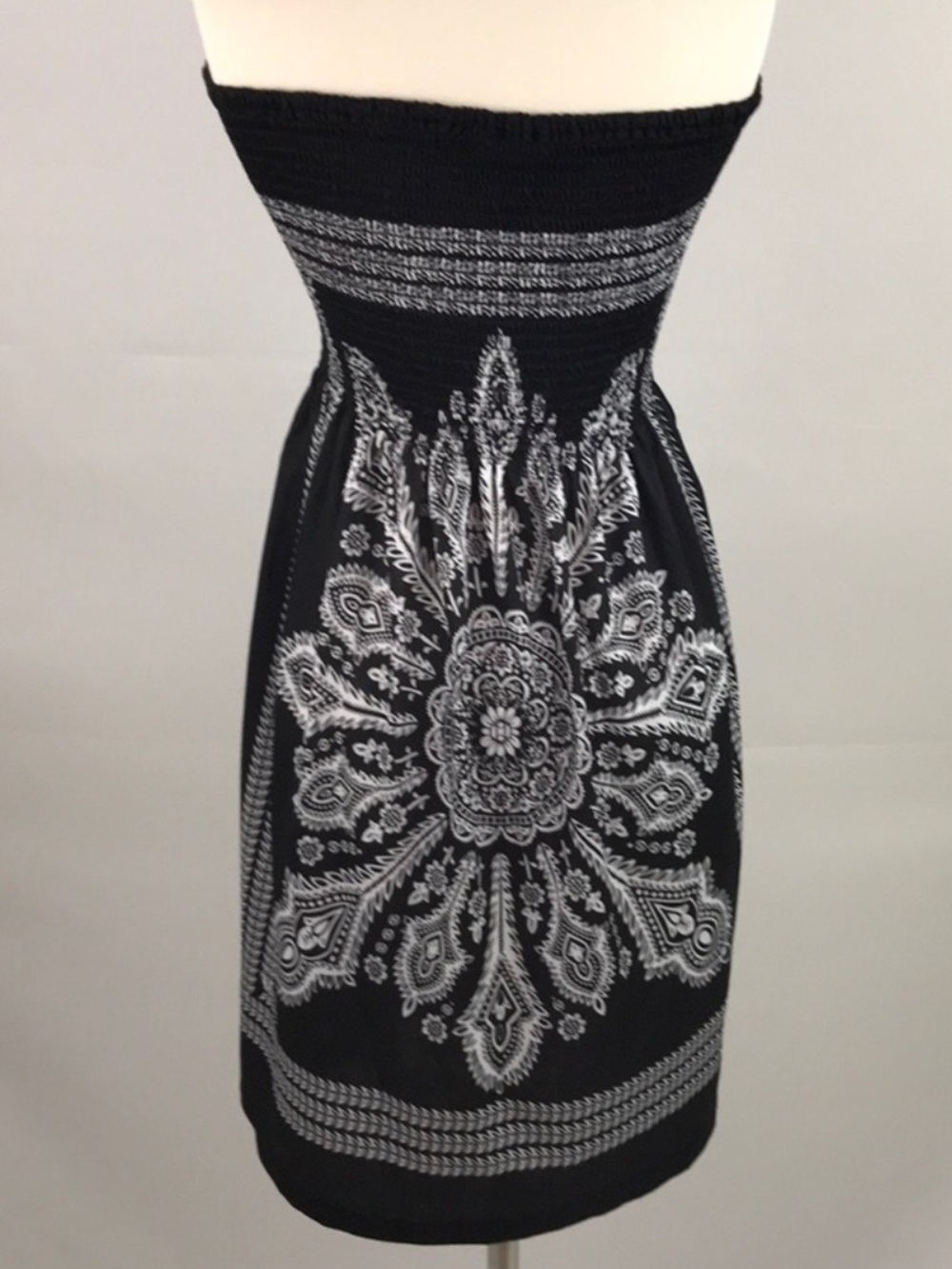 VENUS BLACK STRAPLESS SUNDRESS/MAXI DRESS or SWIM COVERUP - Picture 7 of 11